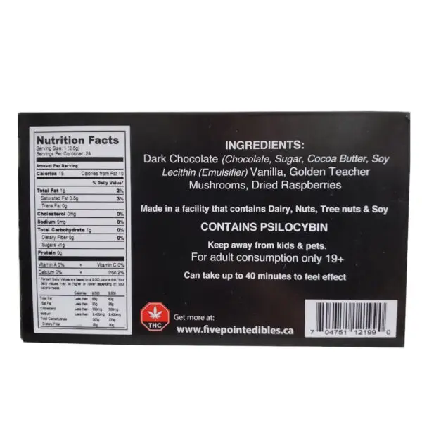 Raspberry Belgian Dark Chocolate Bar - Image 2